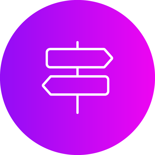 Icon for step 3 of framework